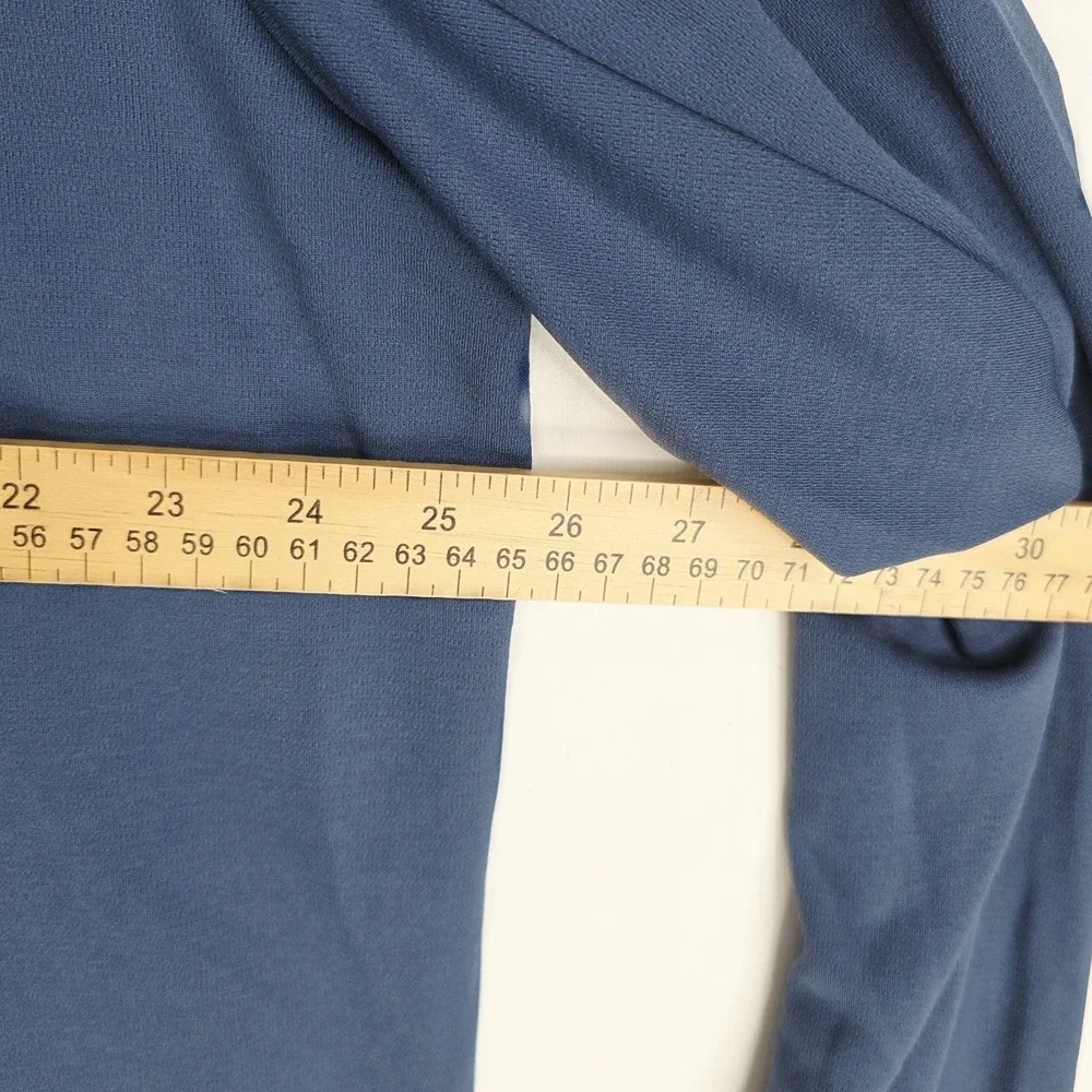 The North Face Men Blue 2XL Ambition 1/4 Zip Pullover Lightweight Flashdry Logo